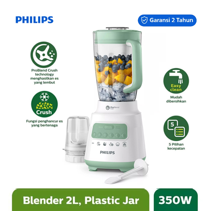 Philips Blender - HR2221/30 - Hijau